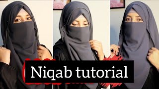 Easy and Comfortable Full Coverage Chiffon Hijab Style  Niqab Tutorial  Asma Abbasi [upl. by English]