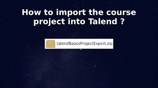 Talend Open Studio import an existing project from ZIP [upl. by Trstram17]