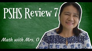 PHILIPPINE SCIENCE HIGH SCHOOL REVIEW 7 [upl. by Taveda]