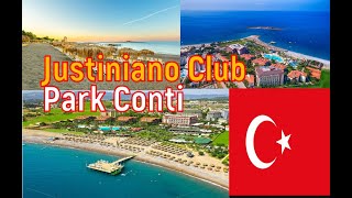 🇹🇷 Justiniano Club Park Conti 5 ⭐️ Аланья Обзор отеля  отзывы отдыхающих 😺 [upl. by Cirenoj13]