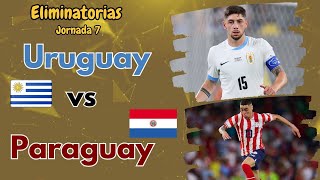 PRONÓSTICO Uruguay vs Paraguay  Eliminatorias Sudamericanas al mundial 2026 conmebol fifa futbol [upl. by Larrad532]