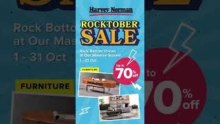 Rock Bottom Prices at Harvey Normans ROCKTOBER SALE [upl. by Auvil956]