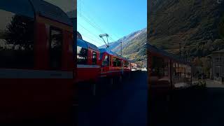 Bernina Express a Tirano  via Juvalta [upl. by Ishmael]