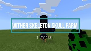 14 Wither Skeleton Farm 100 Drop Rate Bedrock Edition [upl. by Mendoza439]