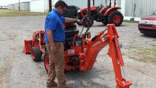 Kubota BX23S Loader amp Backhoe Removal [upl. by Riggins]