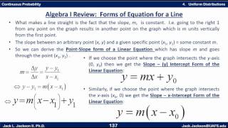 Statistics 343 Uniform Distribution CDF [upl. by Lorne]