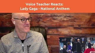 Voice Teacher Reacts  Lady Gaga  National Anthem [upl. by Eirrod]