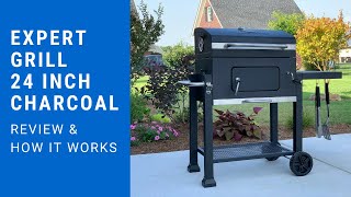 Expert Grill 24 inch Heavy Duty Charcoal grill  Review [upl. by Pillihp]