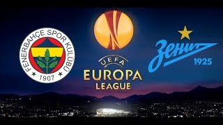 Фенербахче Зенит 12022019 видео Fenerbahce Zenit смотреть прямая трансляция прогноз обзор голы пре [upl. by Enobe]