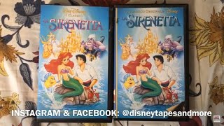 CONFRONTO VHS DISNEY La Sirenetta Roger Rabbit Paperino SUB ENG [upl. by Steinke]