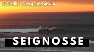 Sunset Surfing with Skilled Riders  08112024 surfingwaves waves surf raw ocean [upl. by Naryk332]