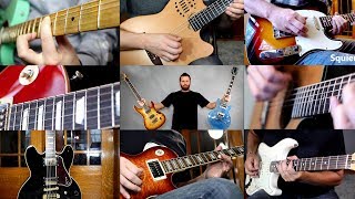 ALL THE GUITAR SOLOS Featuring 38 Guitars [upl. by Terryl]