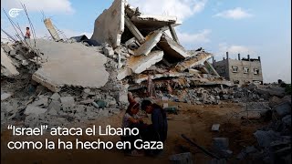 “Israel” ataca el Líbano como la ha hecho en Gaza [upl. by Gerald888]