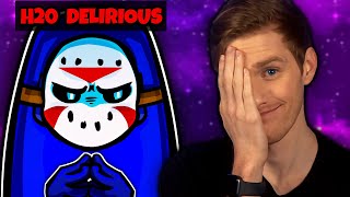 DELIRIOUS HAS AN OP THIRD IMPOSTOR  Among Us ft H2O Delirious Ohmwrecker Cloakzy amp More [upl. by Bashee]