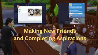 SUPERSIM PART 5 COMPLETING ASPIRATIONS AND MAKING NEW FRIENDS [upl. by Adnahcal]