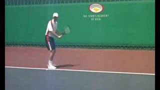 Tennis Footwork  Forehand And Backhand [upl. by Arnon648]