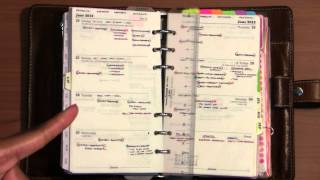 Ways of a Filofax Part 2  The Priority Calendars [upl. by Danby537]