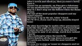 Tech N9ne Worldwide Choppers w The Real Lyrics Updated [upl. by Mcleod]