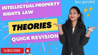 Intellectual Property Rights I Theories I IPR Laws [upl. by Allekim]