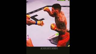 Banger shots from Ilia Topuria that knocked out Max Holloway 🔥 ufc [upl. by Attener4]