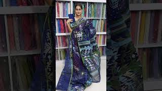 Handloom dhakai Jamdani saree [upl. by Cotsen726]