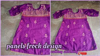 kaliyon wali frock cutting and stitching with Esay tips  بچے ہوئے کپڑوں سےبناۓ کلیوں والی فراک [upl. by Ylim512]