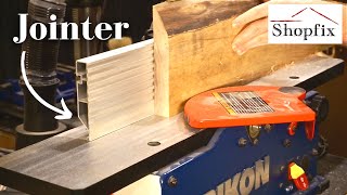 How to Use a Benchtop Jointer [upl. by Shae]