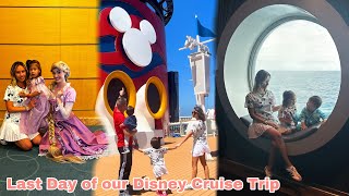 LAST DAY OF OUR DISNEY CRUISE TRIP  Thefewstertv [upl. by Acile]