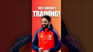 Amorim takes training manchesterunited mufc amorim manunited [upl. by Eigla682]