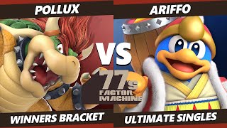 77s FM1  Pollux Bowser Vs Ariffo Dedede SSBU Ultimate Tournament [upl. by Violette575]