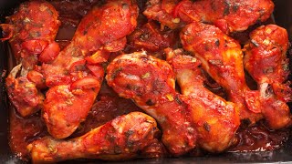 Recette  Pilons de poulet à la tomate au Cookeo [upl. by Brownson634]