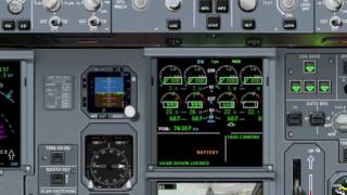 XPlane A340600 Startup Procedure [upl. by Yecnay]