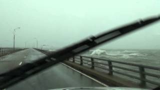 Hurricane Sandy Generates Enormous Waves in the Chesapeake Bay [upl. by Acsicnarf82]