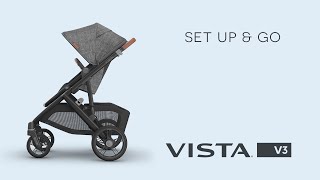 UPPAbaby Vista V3 and Bassinet V3 – Set Up amp Go Australia [upl. by Zuleika728]