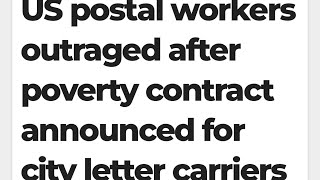 Poverty level TA Their words not minenalc underpaidasf contract usps [upl. by Esej]