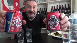 Tuborg Shot Specıal  9 VS Efes Extra Shot  9 TestiSONUÇ NE OLDU [upl. by Craig865]