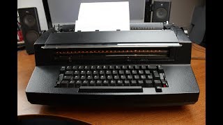 IBM Selectric typewriter review  and how it works [upl. by Acker]