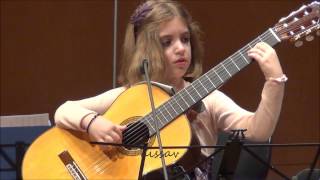 Amazing 7YearOld girl Guitarist  Konstantina Andritsou performs  Megaro Athens HD [upl. by Refotsirhc997]