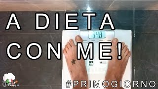 DIMAGRIRE VELOCEMENTE 4 KG IN 7 GIORNI VLOG A DIETA CON ME EPISODIO 1 PRIMO GIORNO  FoodVlogger [upl. by Nnahtebazile]