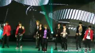 Fancam 20121130  MAMA in HK  EXO amp SHINee [upl. by Dnaltruoc]