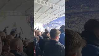 Birmingham City fans celebrate at John Smith Stadium Huddersfield 0 v Birmingham 1 [upl. by Susumu]