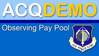 ACQ Demo Observing a Pay Pool [upl. by Blessington]