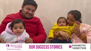 IVF Success Stories  ReproArt Fertility [upl. by Shakti893]