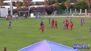 Bermuda vs Falkland Islands Mens Football July 15 2013 [upl. by Hunley]