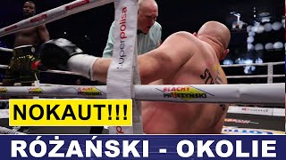 RÓŻAŃSKI ZNOKAUTOWANY❗ OKOLIE MISTRZEM [upl. by Asiar]