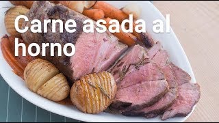 Cómo hacer carne asada al horno [upl. by Zaragoza]