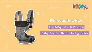 Product Review  Ergobaby 360 4Position Baby Carrier – Keith Haring Black [upl. by Enyalaj428]