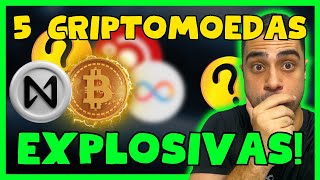 🚨5 CRIPTOMOEDAS EXPLOSIVAS PARA VOCÊ COMPRAR AGORA 1020X EM 2024 [upl. by Imuya]