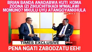 KOMA INTERVIEW YOMWE BRIAN BANDA WAPANGA LERO NDI MKULU UYU KUPANDA KUIMVA BWINO UTHA KUBALALIKA [upl. by Manuela202]