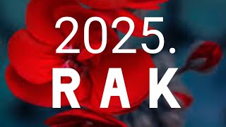 RAK VELIKI GODIŠNJI HOROSKOP 2025 🧡 ZNAK I PODZNAK [upl. by Jilly]